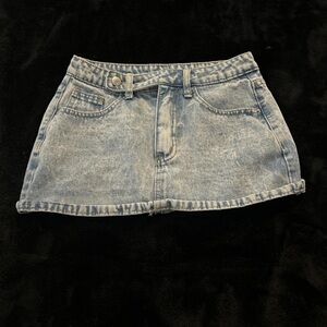 Denim Mini Skirt